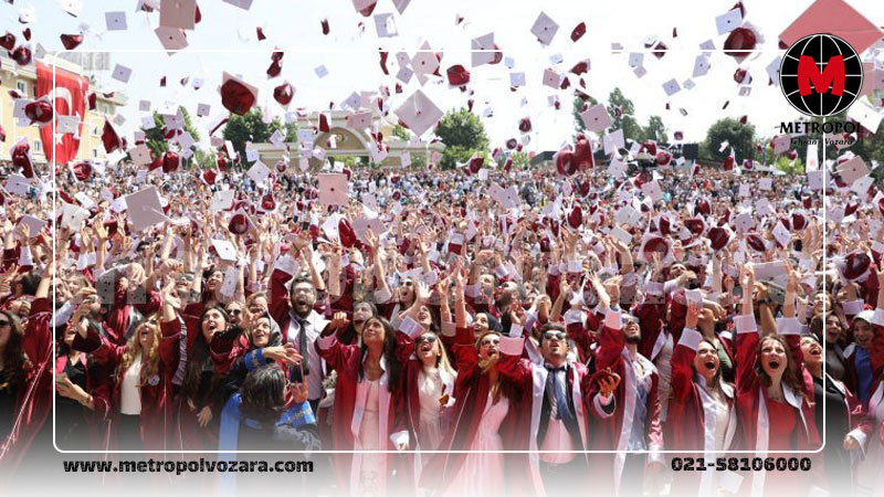 جشن فارغ التحصیلی دانشگاه آیدین ترکیه